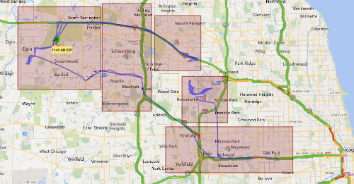 GPS Tracking: Using Geofences to determine Vehicle Progress